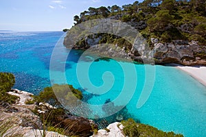 Cala Macarelleta in Menorca at Balearic Islands photo