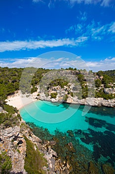 Cala Macarelleta in Menorca at Balearic Islands photo