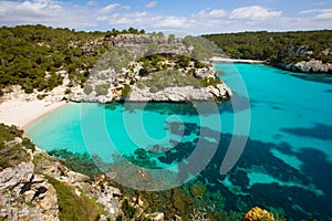 Cala Macarelleta in Menorca at Balearic Islands photo