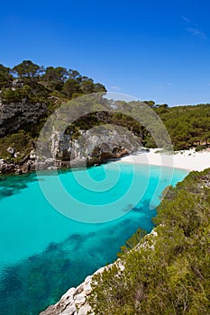 Cala Macarelleta in Menorca at Balearic Islands photo