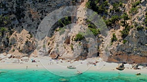 Cala Mariolu beach, near Cala Biriola and Cala Goloritze, Baunei, Sardinia, Italy Golfo Di Orosei