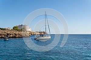 Cala Marsal beach in Mallorca island