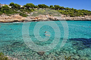 Cala mendia view on majorca balearic island in spain