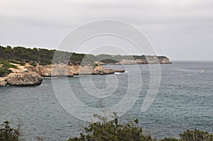 Cala Mondrago beach in Majorca