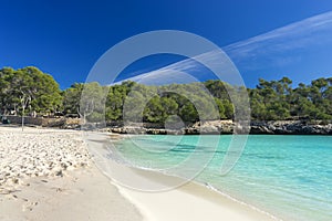 cala mondrago in majorca coast