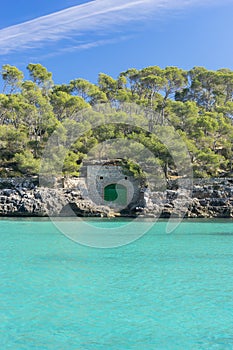 cala mondrago in majorca coast