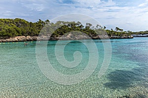 Cala Mondrago in Majorca Spain