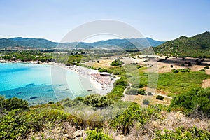 Cala Monte Turno Beach on Sardinia. Italy