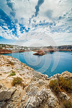 Cala Morell Creek in Minorca, Spain