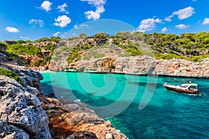 Cala Moro Majorca Spain Mediterranean Sea