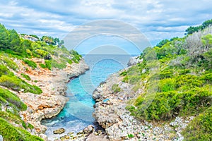 Cala Murta bay at Mallorca, Spain