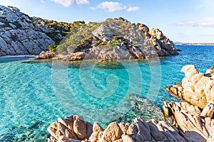Cala Napoletana, wonderful bay in La Maddalena, Sardinia, Italy photo