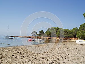 Cala Pada Beach, Ibiza photo