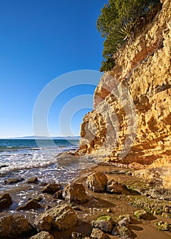 Cala Penya Tallada Salou beach Tarragona photo