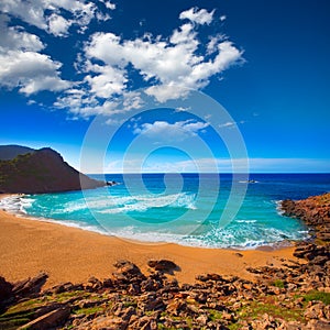 Cala Pilar beach in Menorca at Balearic Islands