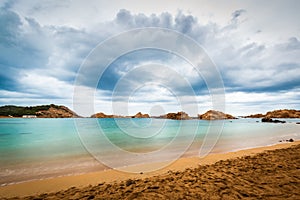 Cala Pregonda Creek in Minorca, Spain