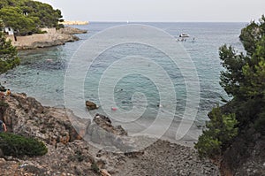 Cala Ratjada beach in Majorca