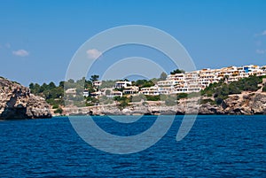 Cala Romantica bay, Majorca, Spain photo