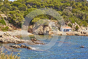 Cala S`Alguer Cove. Palamos, Girona, Catalonia, Spain.