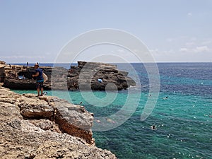 Unique dreamy Cala S`Almonia, Mallorca, Spain