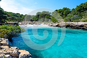 Cala Sa Nau - beautiful bay and beach on Mallorca, Spain - Europe