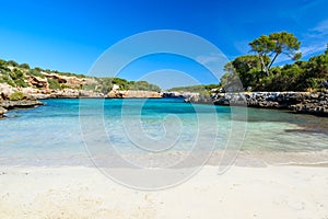 Cala Sa Nau - beautiful bay and beach on Mallorca, Spain - Europe