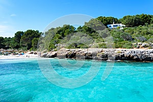 Cala Sa Nau - beautiful bay and beach on Mallorca, Spain - Europe