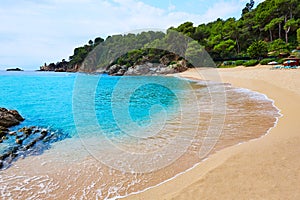 Cala Treumal beach Lloret de Mar Costa Brava photo