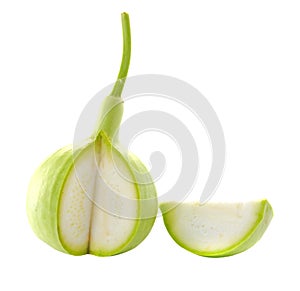 Calabash on white background