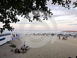 Calabrian city of Soverato Beach view