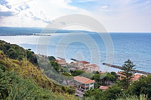 Calabrian coast in Pizzo town