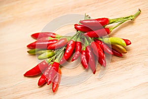 Calabrian hot pepper very hot chili photo