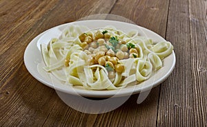 Calabrian pasta with chickpea photo