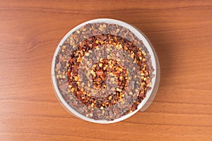 Calabrian pepper. Dry pepper photo