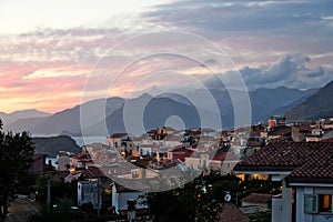 The Calabrian town of San Nicola Arcella, Italy.