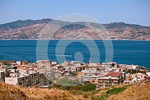 Calabrian view on Messina strait