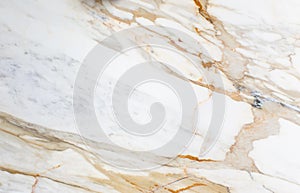 Calacatta Gold marble background, gold and grey veins photo