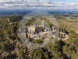 Calaceite Teruel hermitage of san cristobal, Spain