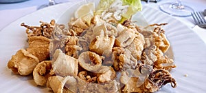 Calamari Fritti Seafood Platter Restaurant