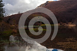 Calamone lake. National park of Appennino Tosco-Emiliano