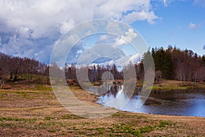 Calamone lake. National park of Appennino Tosco-Emiliano