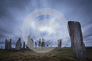 Calanais standing stones on Harris