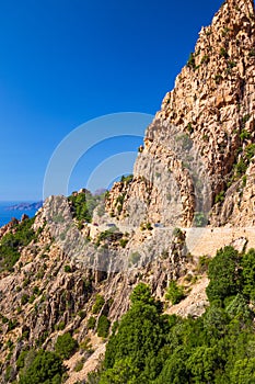 Calanches de Piana on the west coast of Corsica