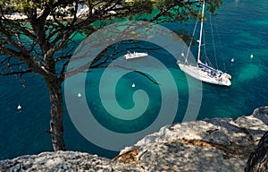 Calanque of Cassis in France