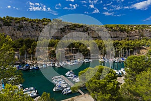 Calanque de Port Miou - fjord near Cassis France