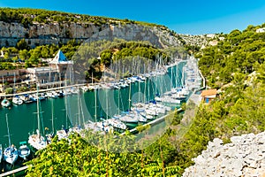 Calanque de Port Miou - fjord near Cassis Village, Provence, France