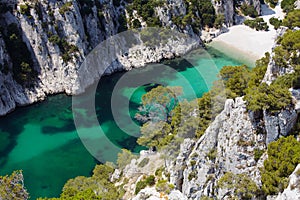 Calanques d'En Vau near Cassis Provence photo