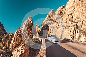 Calanques de Piana in Corsica, France