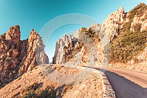 Calanques de Piana in Corsica, France