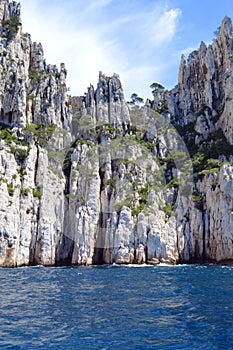 Calanques national park in France